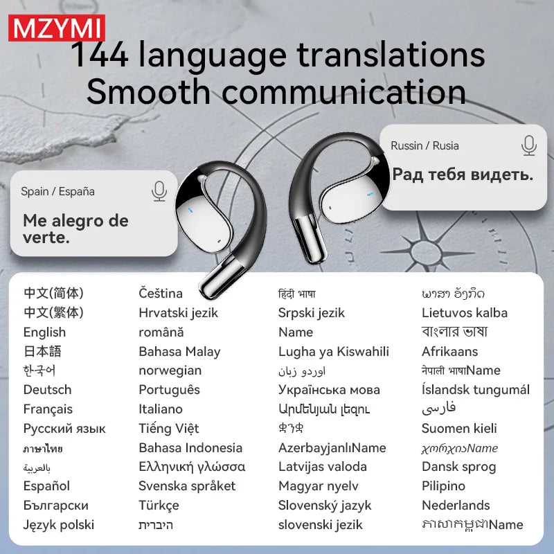 INMAS Q39 AI Translation Wireless Earphones Bluetooth TWS Headset