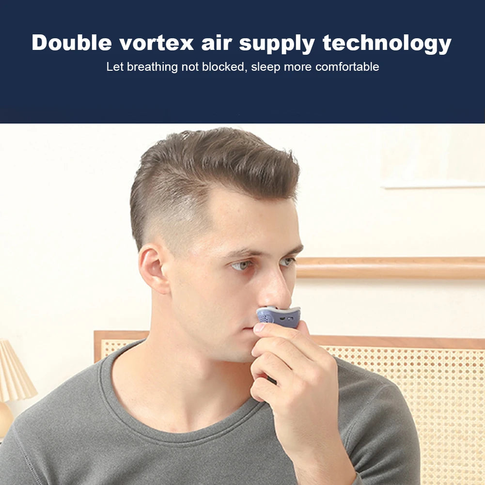 Silicone Electric Anti Snore Device Effective Snoring Prevention Anti Snoring Nasal Dilators Anti Snore Nose Clip for Men Women