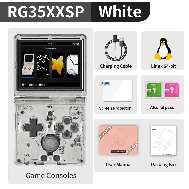 Anbernic RG35XXSP Flip Retro Handheld Console With WiFi Bluetooth HDMI TV Out