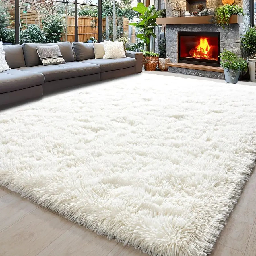 Area Rugs for Living Room, Ultra Soft Fluffy Large Shaggy Rug Carpet for Bedroom, NonSlip Fuzzy Plush Rugs for Nursery Boys Girl