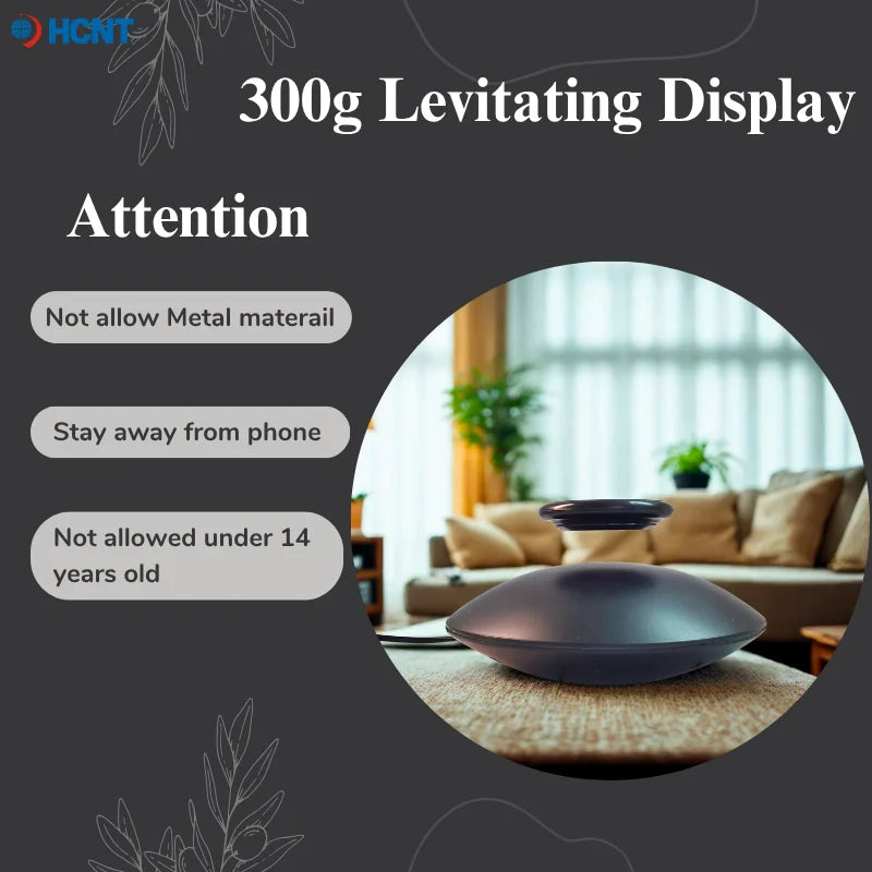 HCNT Levitating Display Floating Display Levitating Display Stand Levitating Decor Magnetic Display Levitation for Figures Toys