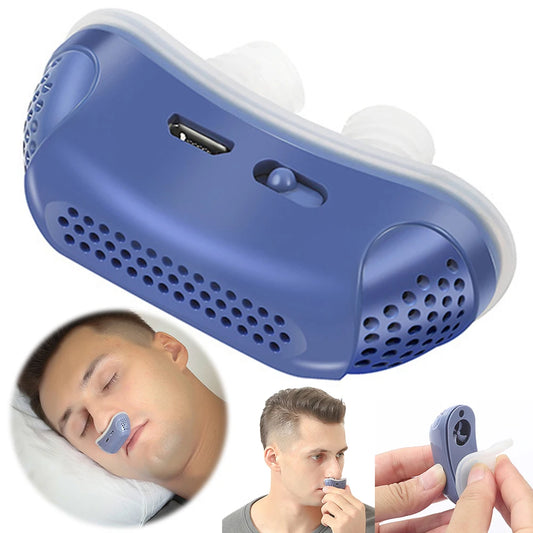 Silicone Electric Anti Snore Device Effective Snoring Prevention Anti Snoring Nasal Dilators Anti Snore Nose Clip for Men Women