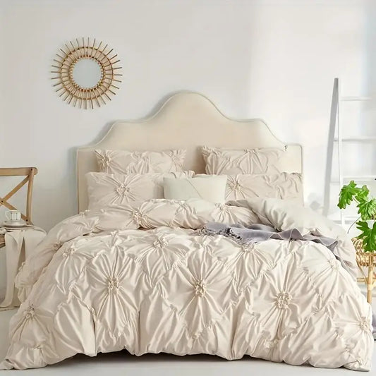 NONECN Bohemian Quilt Cover Set 3 Piece Duvet Cover and Pillowcases