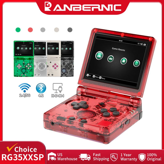 Anbernic RG35XXSP Flip Retro Handheld Console With WiFi Bluetooth HDMI TV Out