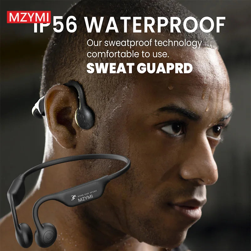 INMAS MZYMI A18 Bone Conduction Neckband Earphones IP56 Waterproof