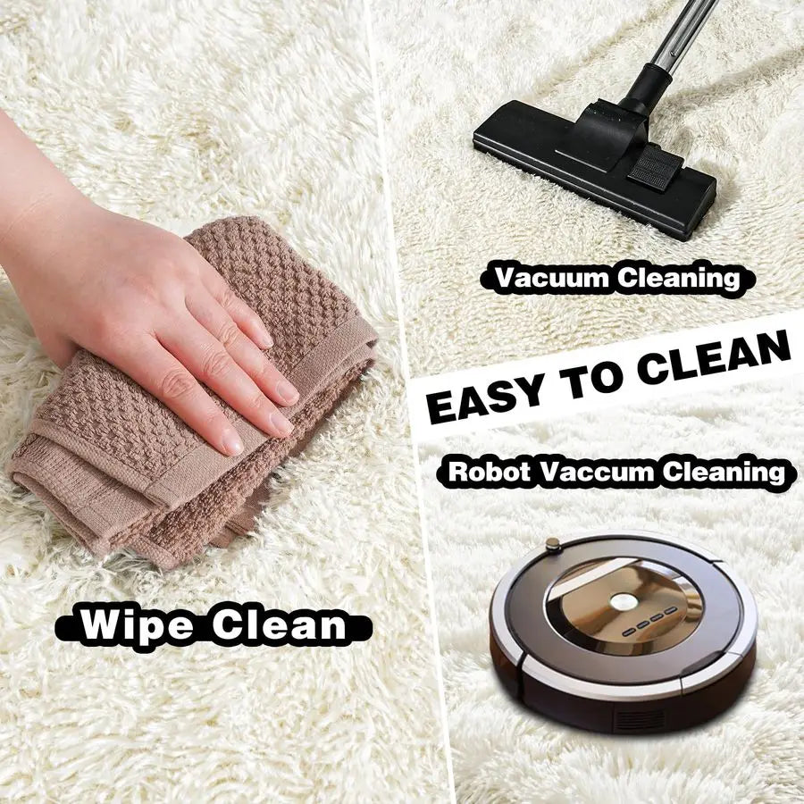 Area Rugs for Living Room, Ultra Soft Fluffy Large Shaggy Rug Carpet for Bedroom, NonSlip Fuzzy Plush Rugs for Nursery Boys Girl