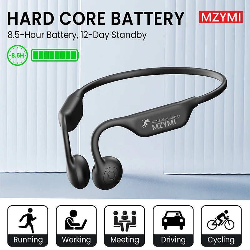 INMAS MZYMI A18 Bone Conduction Neckband Earphones IP56 Waterproof