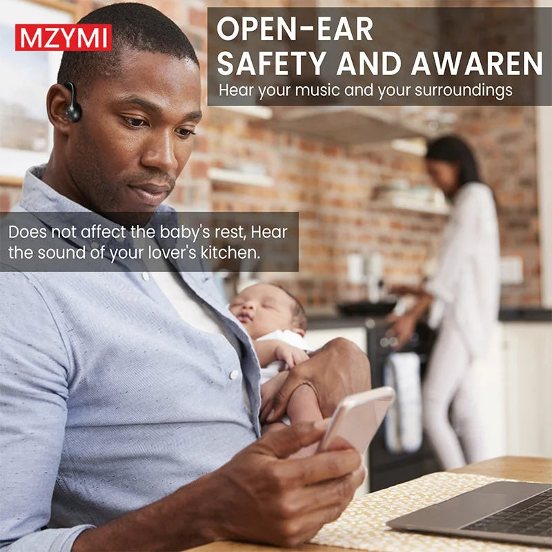 INMAS MZYMI A18 Bone Conduction Neckband Earphones IP56 Waterproof