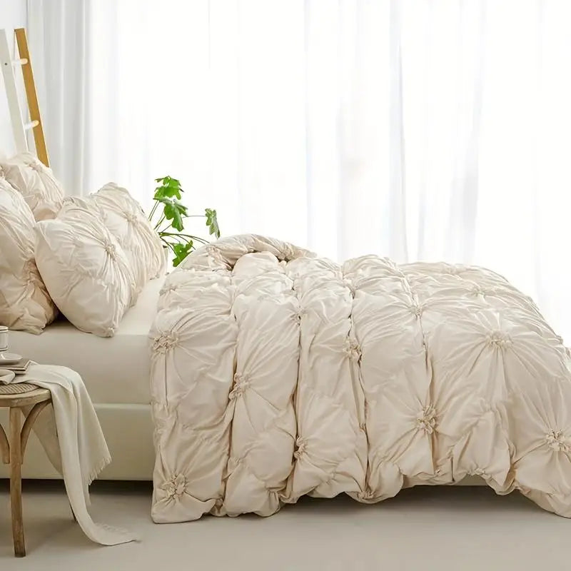 NONECN Bohemian Quilt Cover Set 3 Piece Duvet Cover and Pillowcases