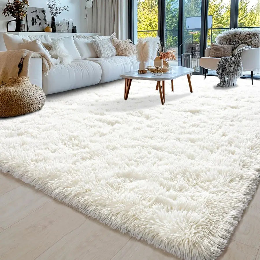 Area Rugs for Living Room, Ultra Soft Fluffy Large Shaggy Rug Carpet for Bedroom, NonSlip Fuzzy Plush Rugs for Nursery Boys Girl