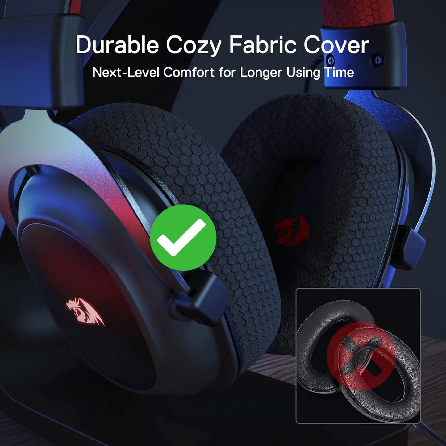 Redragon H510 Pro Zeus-X RGB Wireless Gaming Headset 7.1 Surround Sound