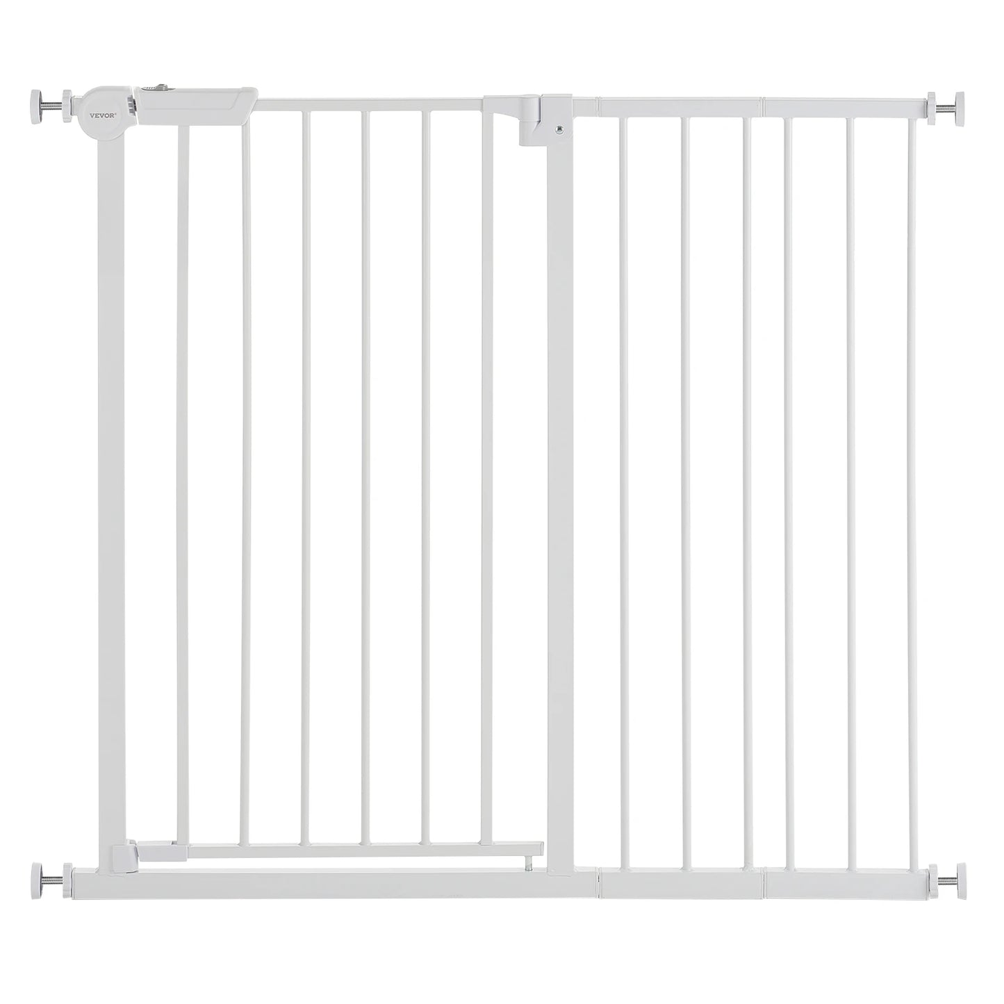 SucceBuy Baby Gate Pressure Mount Walk Through Pets And Kids
