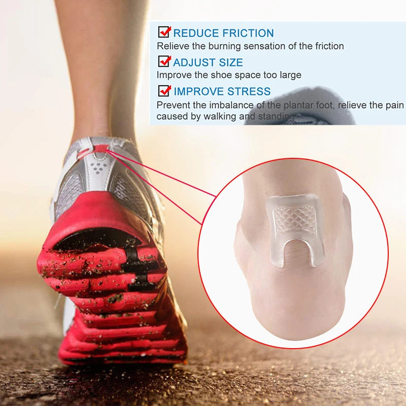 Pexmen 2/4Pcs Waterproof Toe Cushions U-Shaped Gel Callus Pads from Rubbing Reusable Foot Corn Sticker Calluses Protector