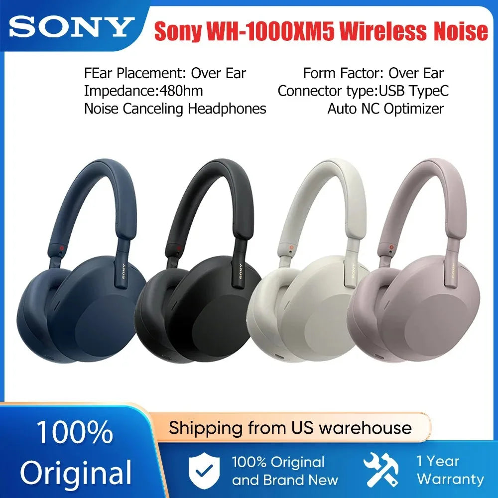 Sony WH1000XM5 Wireless Noise Canceling Headphones