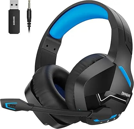 BINNUNE BW01 Wireless Gaming Headset With Mic For PC PS4 PS5